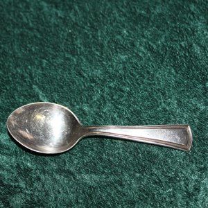 Antique Vintage Alvin Patent Silverplate 4" Child Spoon - 1900s